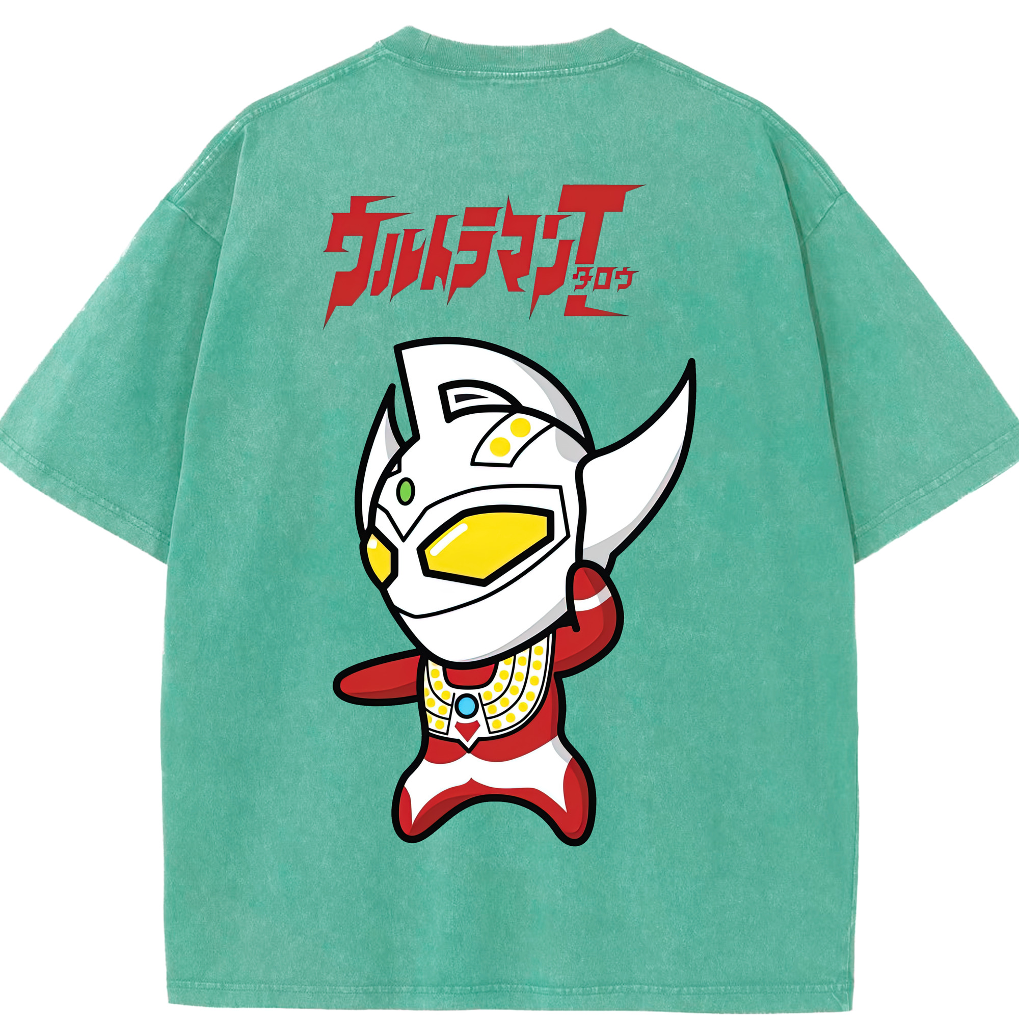 （画像用） ウルトラマン Ultraman 綿100% ヴィンテージ風 半袖Tシャツ（背面プリント）